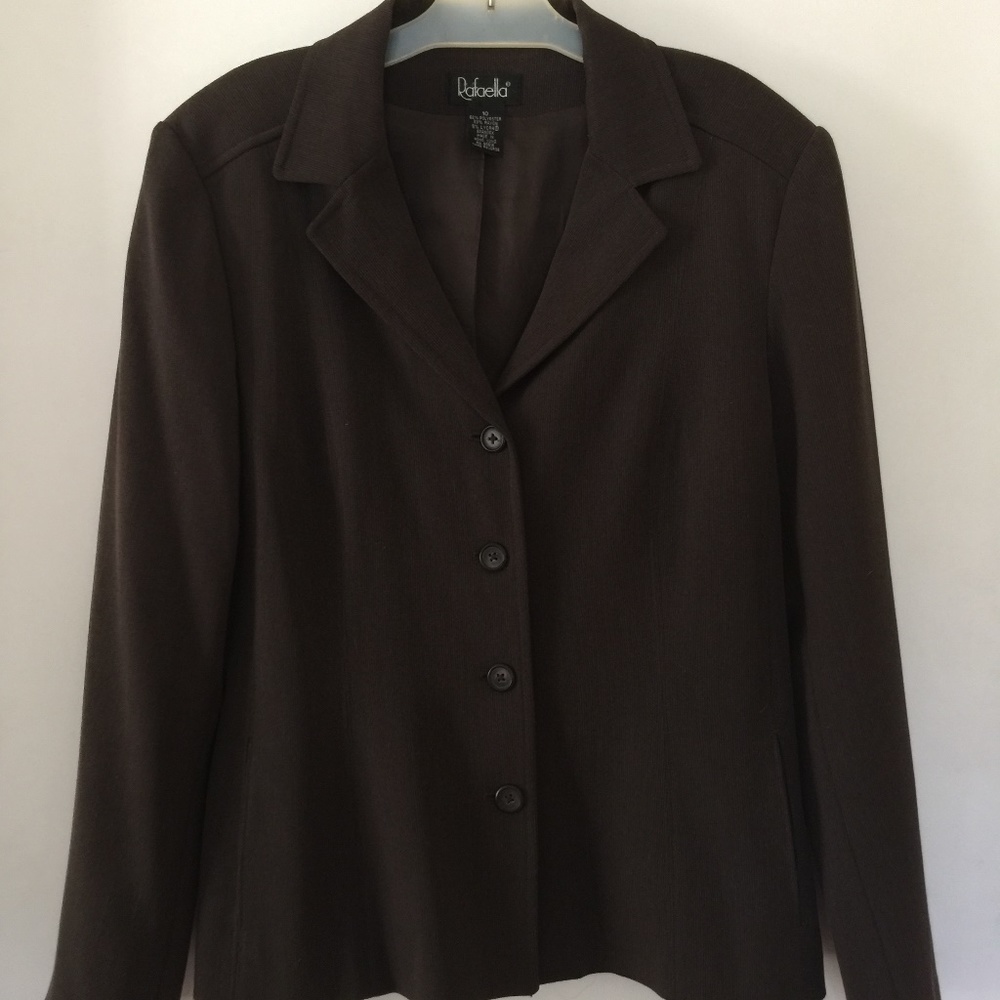 Rafaella Dark Brown Blazer